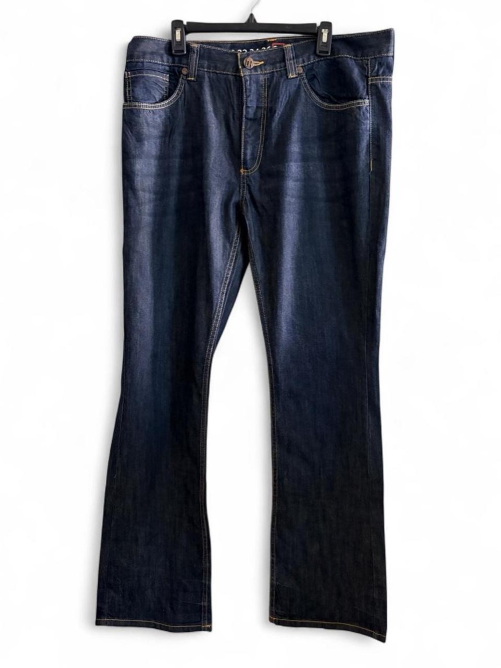 Denim House Relaxed Fit Men's Dark Indigo Jeans Sz 38